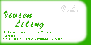 vivien liling business card